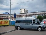 Бесплатный автобус Genser в пункт аренды автомобилей АрендаАвто-рбц на ул.Добролюбова
