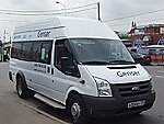 Бесплатный автобус Genser в пункт аренды автомобилей АрендаАвто-рбц на Новорязанском шоссе